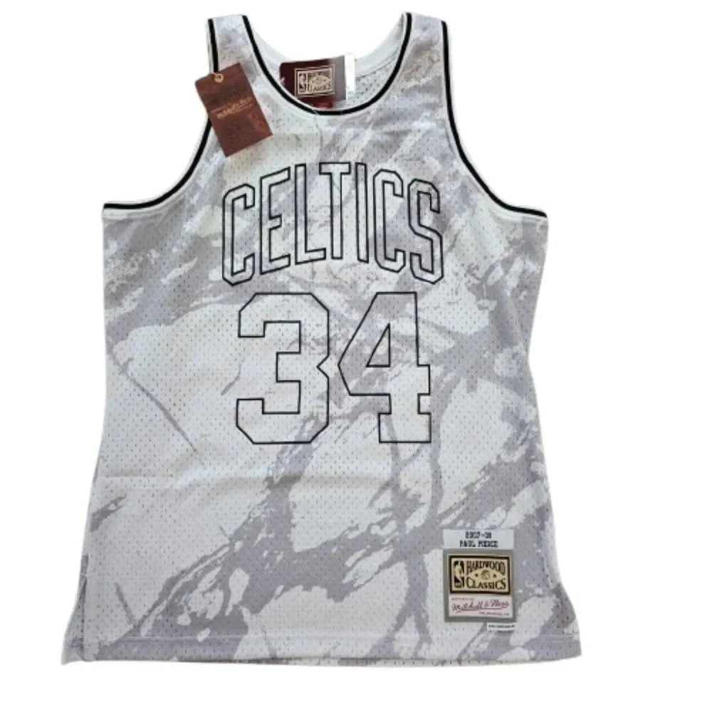 Mitchell & Ness Collector Celtics Paul Pierce NBA Team Marble Swingman Jersey